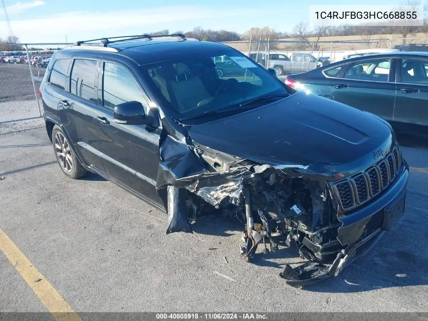 2017 Jeep Grand Cherokee Limited 75Th Anniversary Edition 4X4 VIN: 1C4RJFBG3HC668855 Lot: 40805918