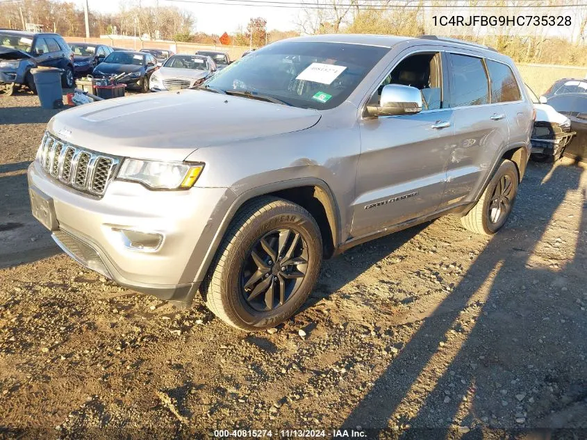 2017 Jeep Grand Cherokee Limited 4X4 VIN: 1C4RJFBG9HC735328 Lot: 40815274