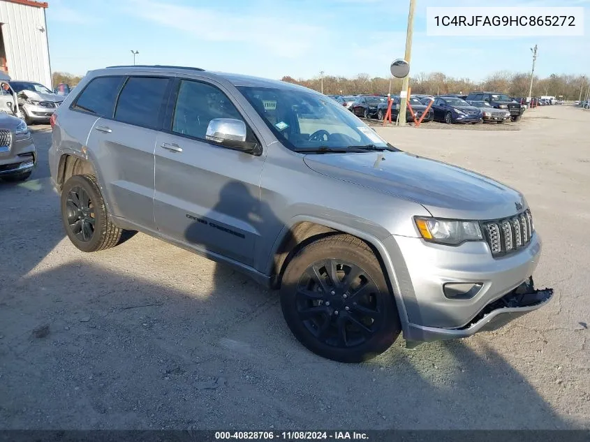 2017 Jeep Grand Cherokee Altitude 4X4 VIN: 1C4RJFAG9HC865272 Lot: 40828706