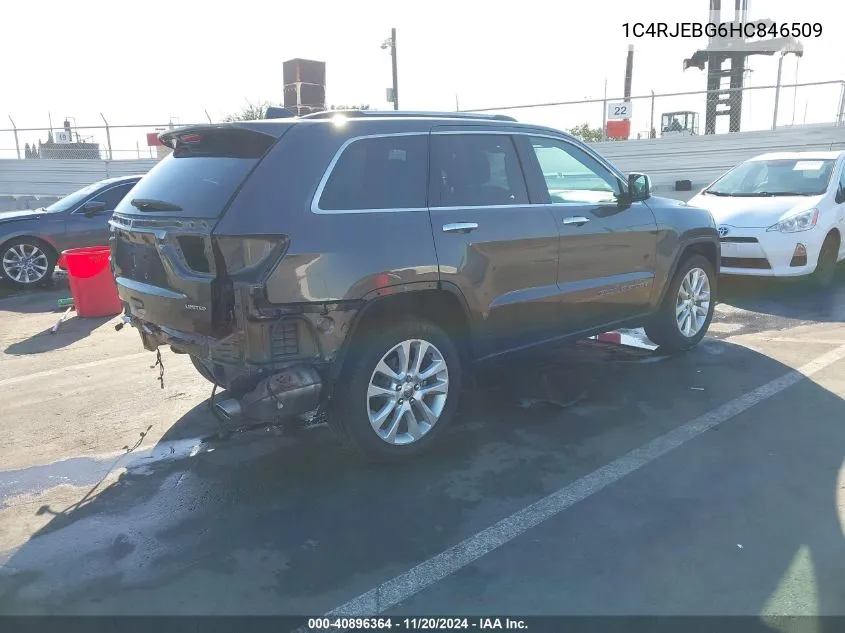 2017 Jeep Grand Cherokee Limited 4X2 VIN: 1C4RJEBG6HC846509 Lot: 40896364