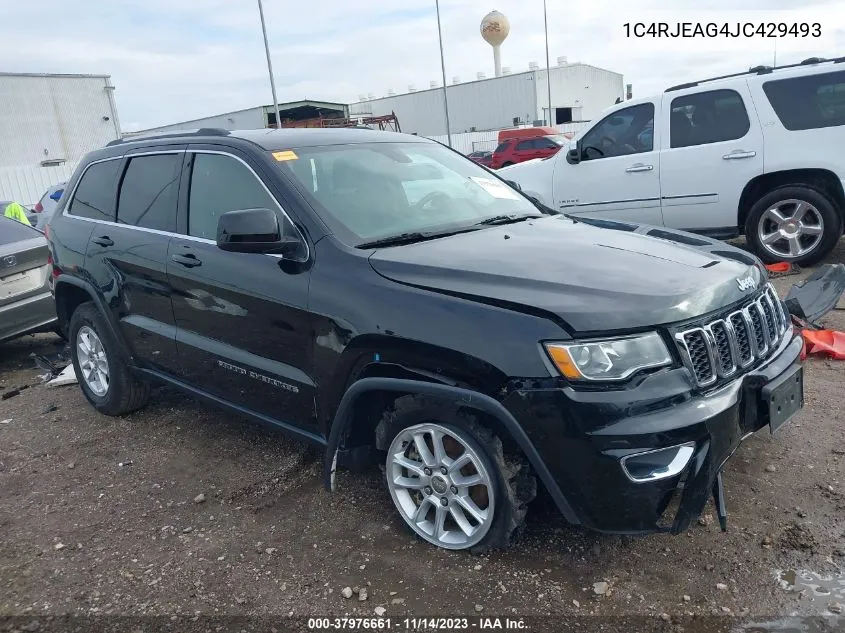 2018 Jeep Grand Cherokee Laredo E 4X2 VIN: 1C4RJEAG4JC429493 Lot: 37976661