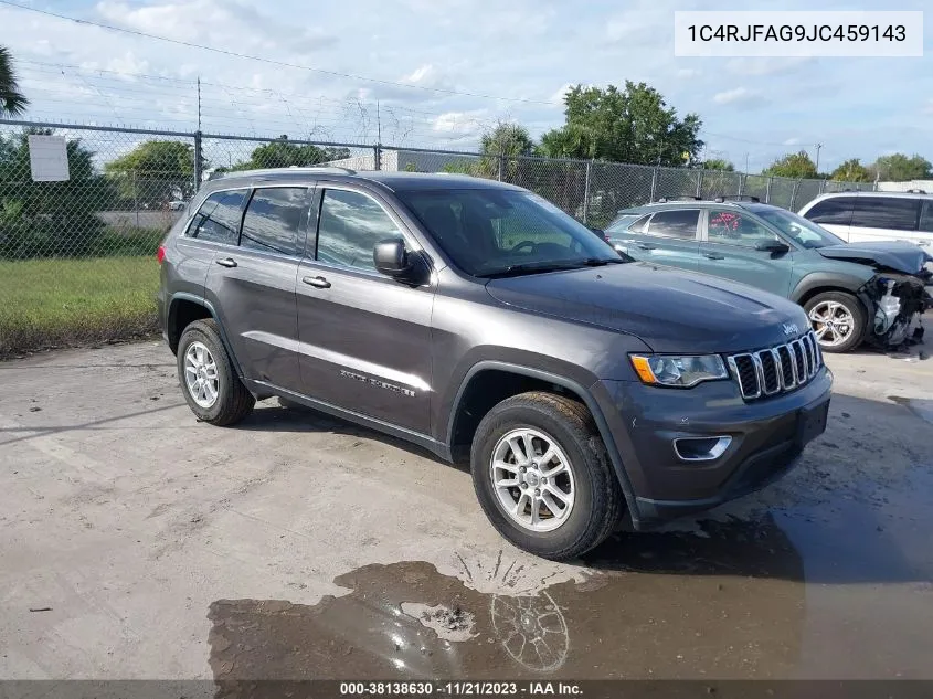 2018 Jeep Grand Cherokee Laredo E 4X4 VIN: 1C4RJFAG9JC459143 Lot: 38138630