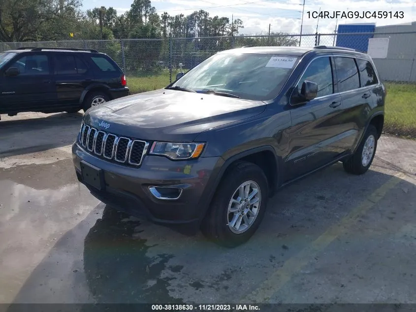 2018 Jeep Grand Cherokee Laredo E 4X4 VIN: 1C4RJFAG9JC459143 Lot: 38138630