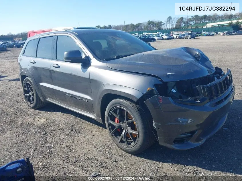 2018 Jeep Grand Cherokee Srt 4X4 VIN: 1C4RJFDJ7JC382294 Lot: 38927095