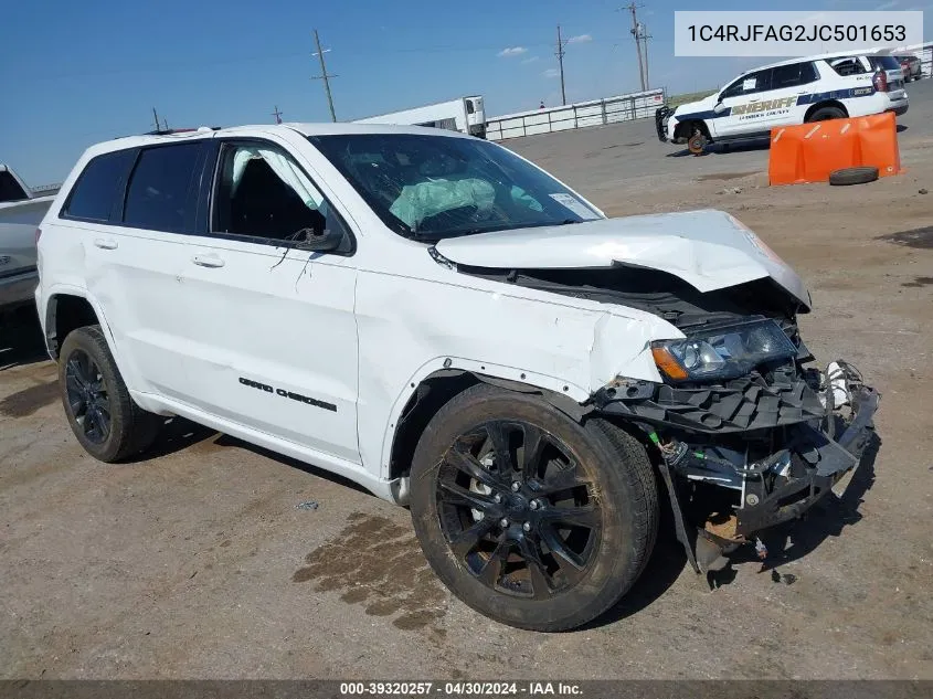 2018 Jeep Grand Cherokee Altitude 4X4 VIN: 1C4RJFAG2JC501653 Lot: 39320257