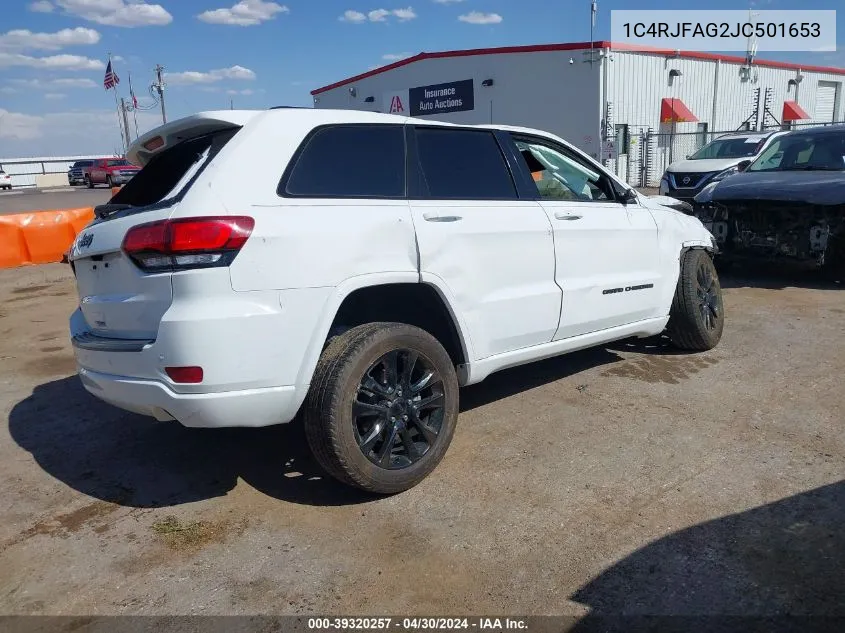 1C4RJFAG2JC501653 2018 Jeep Grand Cherokee Altitude 4X4