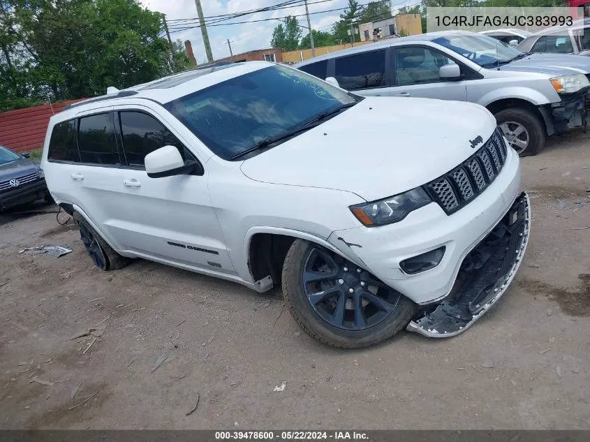 2018 Jeep Grand Cherokee Laredo VIN: 1C4RJFAG4JC383993 Lot: 39478600