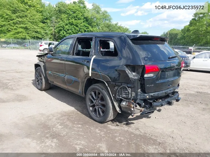 2018 Jeep Grand Cherokee High Altitude 4X4 VIN: 1C4RJFCG6JC235972 Lot: 39508854