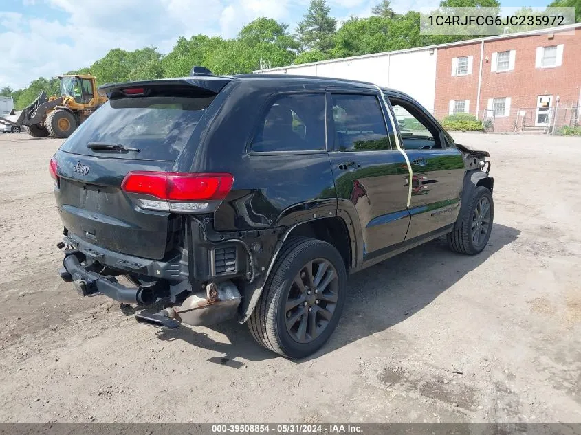 2018 Jeep Grand Cherokee High Altitude 4X4 VIN: 1C4RJFCG6JC235972 Lot: 39508854