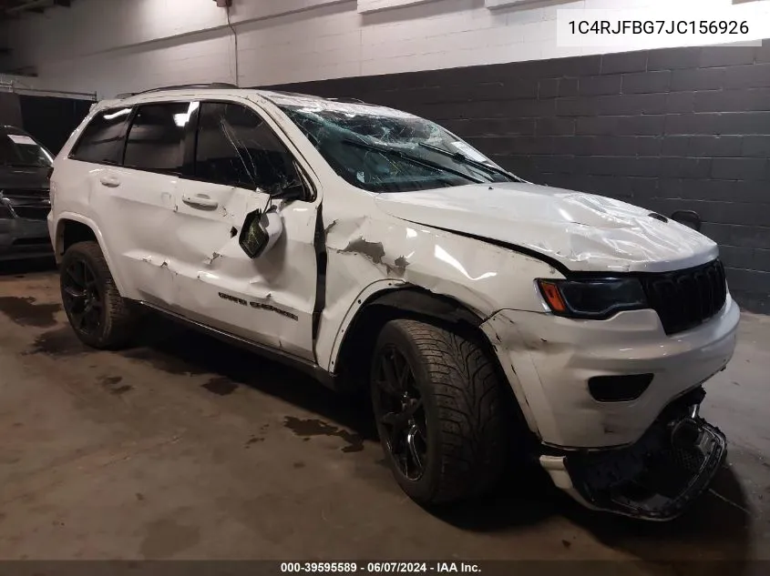 1C4RJFBG7JC156926 2018 Jeep Grand Cherokee Sterling Edition 4X4