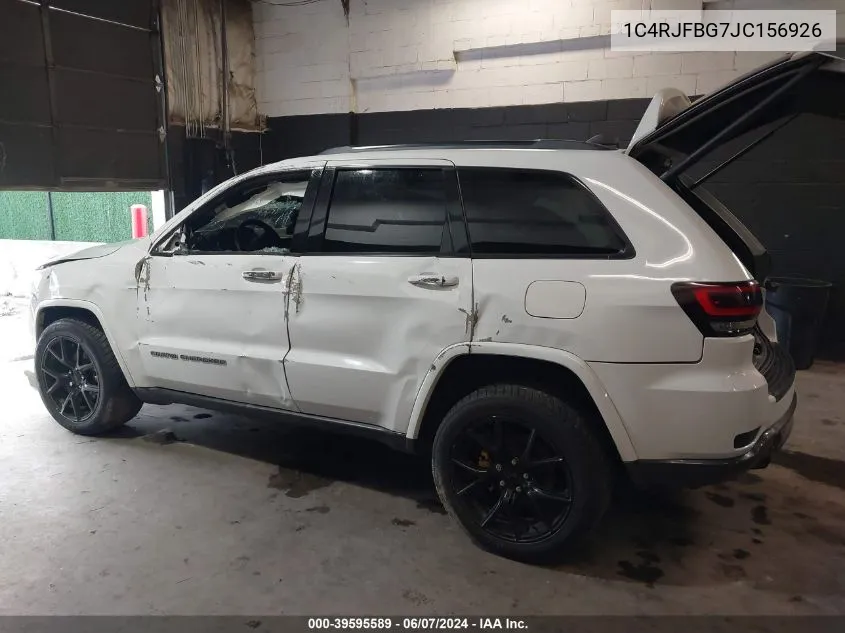 2018 Jeep Grand Cherokee Sterling Edition 4X4 VIN: 1C4RJFBG7JC156926 Lot: 39595589