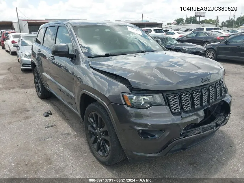 2018 Jeep Grand Cherokee Altitude 4X2 VIN: 1C4RJEAG2JC380620 Lot: 39713791