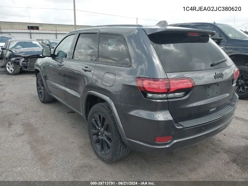 1C4RJEAG2JC380620 2018 Jeep Grand Cherokee Altitude 4X2