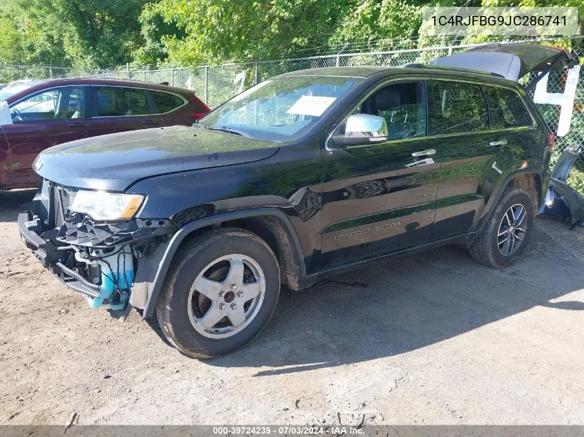 1C4RJFBG9JC286741 2018 Jeep Grand Cherokee Limited 4X4