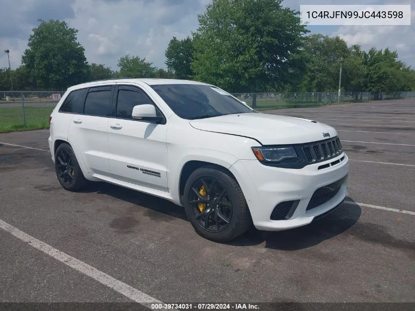 2018 Jeep Grand Cherokee Trackhawk 4X4 VIN: 1C4RJFN99JC443598 Lot: 39734031