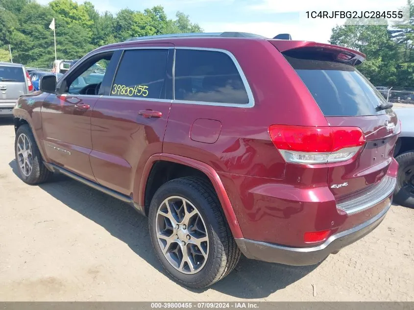 2018 Jeep Grand Cherokee Sterling Edition 4X4 VIN: 1C4RJFBG2JC284555 Lot: 39800455