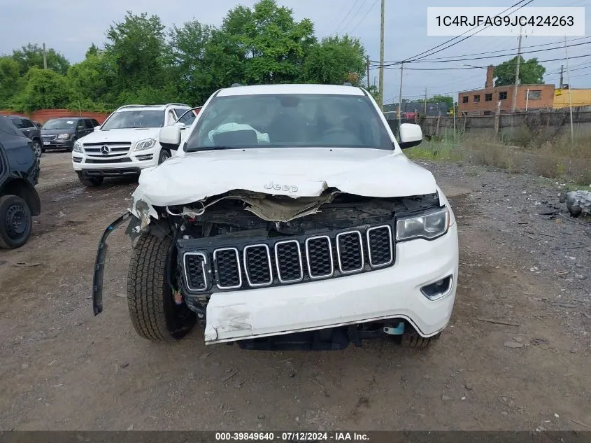 2018 Jeep Grand Cherokee Laredo VIN: 1C4RJFAG9JC424263 Lot: 39849640