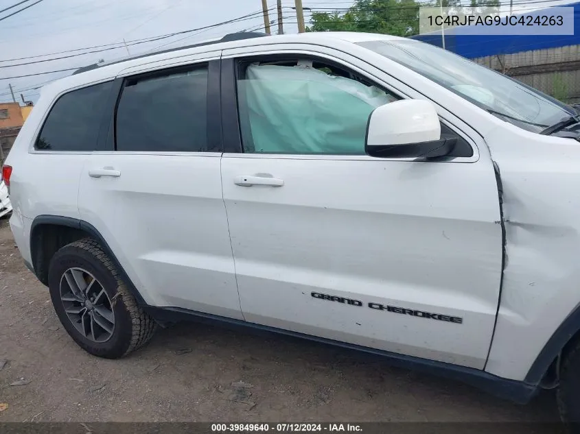 2018 Jeep Grand Cherokee Laredo VIN: 1C4RJFAG9JC424263 Lot: 39849640