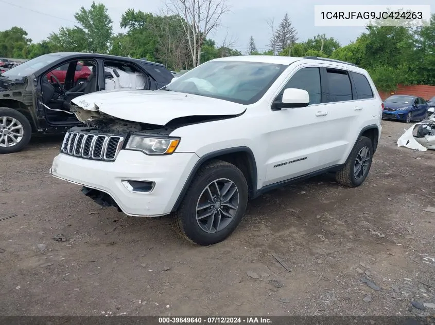 2018 Jeep Grand Cherokee Laredo VIN: 1C4RJFAG9JC424263 Lot: 39849640