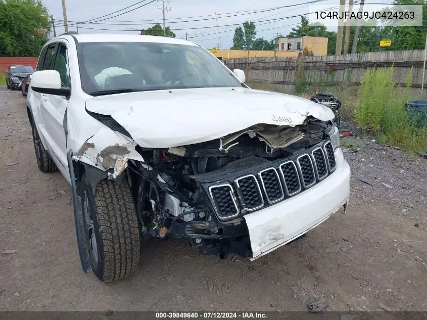 2018 Jeep Grand Cherokee Laredo VIN: 1C4RJFAG9JC424263 Lot: 39849640