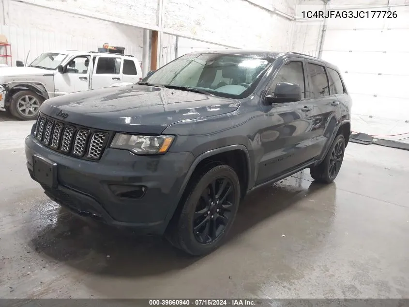 2018 Jeep Grand Cherokee Altitude 4X4 VIN: 1C4RJFAG3JC177726 Lot: 39860940