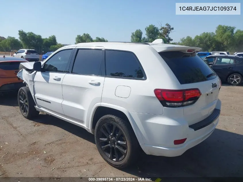 1C4RJEAG7JC109374 2018 Jeep Grand Cherokee Altitude 4X2