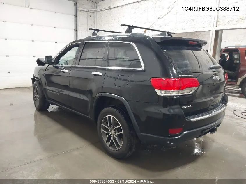 1C4RJFBG8JC388712 2018 Jeep Grand Cherokee Limited 4X4