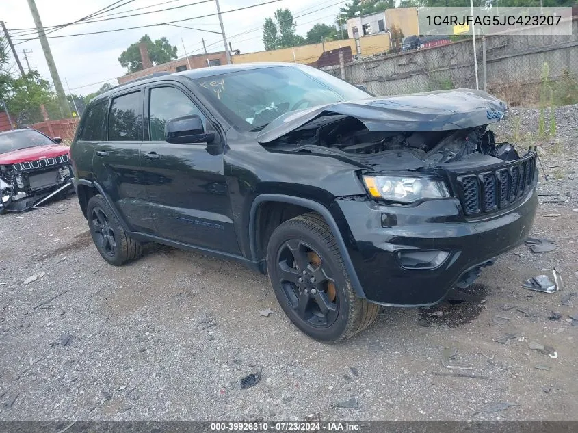 2018 Jeep Grand Cherokee Upland 4X4 VIN: 1C4RJFAG5JC423207 Lot: 39926310