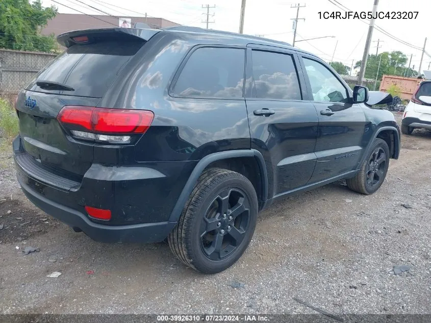 1C4RJFAG5JC423207 2018 Jeep Grand Cherokee Upland 4X4