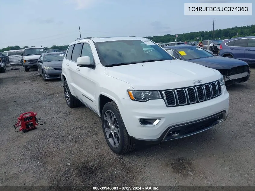 1C4RJFBG5JC374363 2018 Jeep Grand Cherokee Sterling Edition 4X4