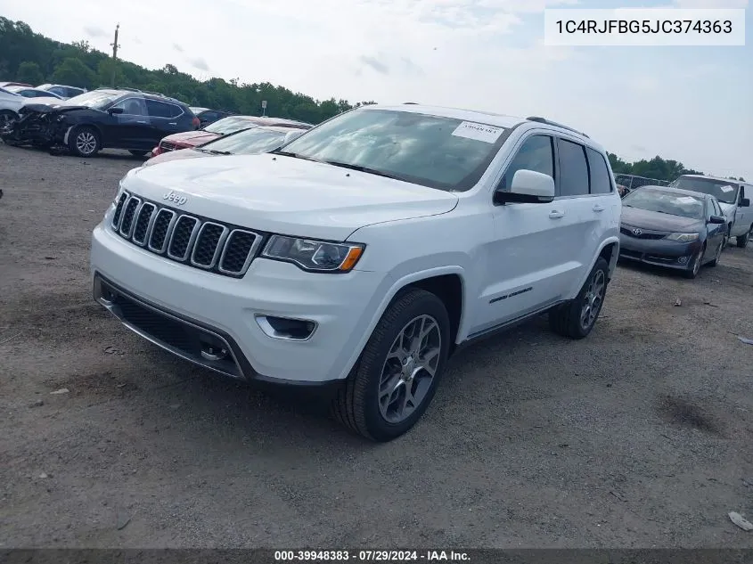 1C4RJFBG5JC374363 2018 Jeep Grand Cherokee Sterling Edition 4X4