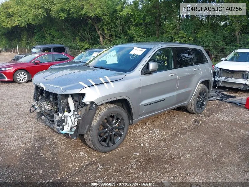 2018 Jeep Grand Cherokee Altitude 4X4 VIN: 1C4RJFAG5JC140256 Lot: 39965859