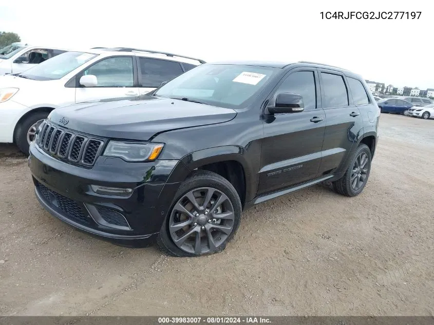 1C4RJFCG2JC277197 2018 Jeep Grand Cherokee High Altitude 4X4