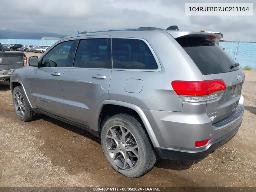 1C4RJFBG7JC211164 2018 Jeep Grand Cherokee Sterling Edition 4X4