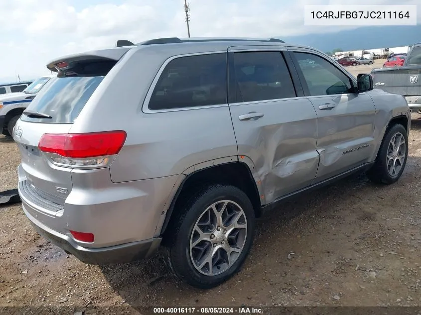 2018 Jeep Grand Cherokee Sterling Edition 4X4 VIN: 1C4RJFBG7JC211164 Lot: 40016117