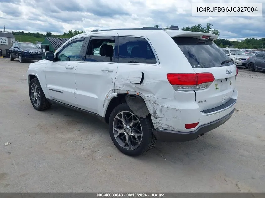 2018 Jeep Grand Cherokee Sterling Edition 4X4 VIN: 1C4RJFBG6JC327004 Lot: 40039848