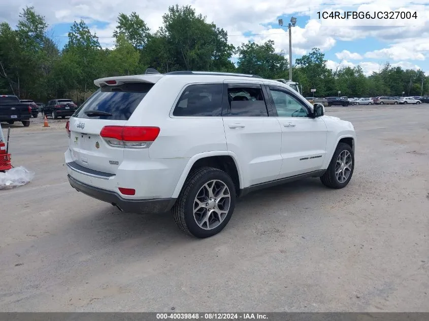 2018 Jeep Grand Cherokee Sterling Edition 4X4 VIN: 1C4RJFBG6JC327004 Lot: 40039848