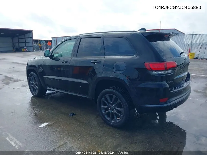 1C4RJFCG2JC406880 2018 Jeep Grand Cherokee High Altitude 4X4