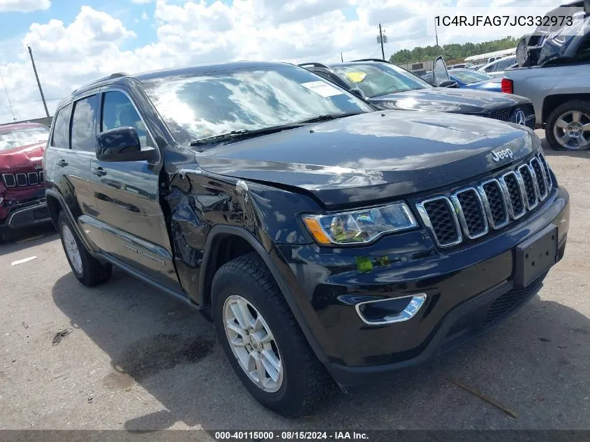 2018 Jeep Grand Cherokee Laredo E 4X4 VIN: 1C4RJFAG7JC332973 Lot: 40115000