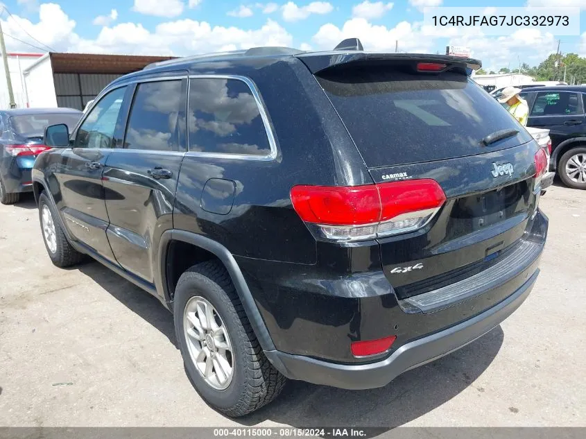 1C4RJFAG7JC332973 2018 Jeep Grand Cherokee Laredo E 4X4