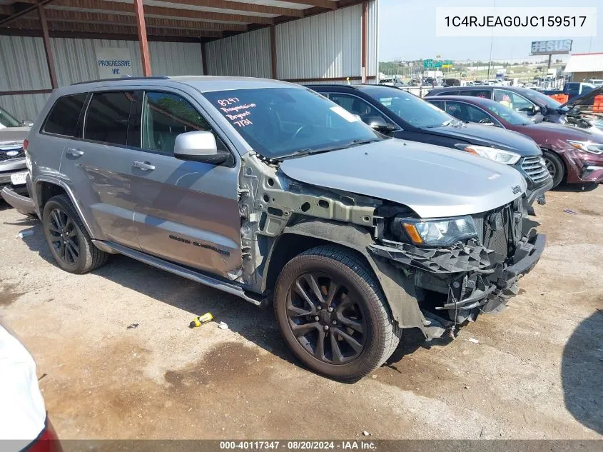 2018 Jeep Grand Cherokee Laredo VIN: 1C4RJEAG0JC159517 Lot: 40117347