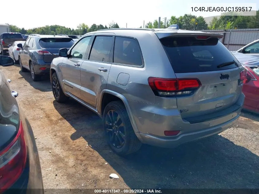 1C4RJEAG0JC159517 2018 Jeep Grand Cherokee Laredo