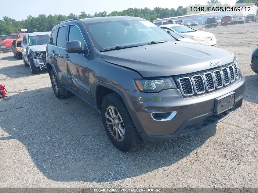 2018 Jeep Grand Cherokee Laredo E 4X4 VIN: 1C4RJFAG5JC469412 Lot: 40120698