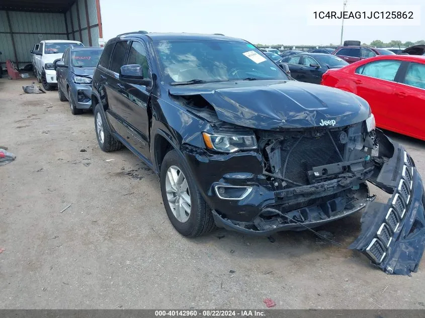 1C4RJEAG1JC125862 2018 Jeep Grand Cherokee Laredo E 4X2