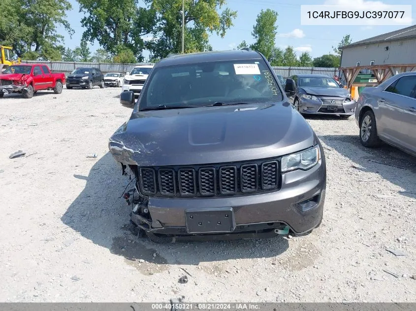 2018 Jeep Grand Cherokee Limited VIN: 1C4RJFBG9JC397077 Lot: 40150321