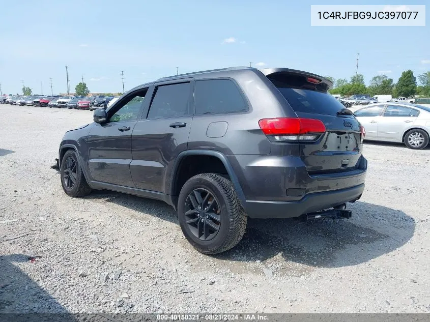 2018 Jeep Grand Cherokee Limited VIN: 1C4RJFBG9JC397077 Lot: 40150321