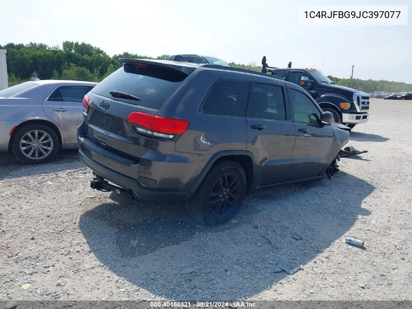 2018 Jeep Grand Cherokee Limited VIN: 1C4RJFBG9JC397077 Lot: 40150321