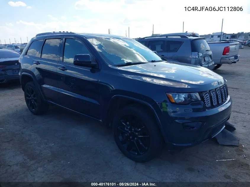 1C4RJFAG6JC112806 2018 Jeep Grand Cherokee Altitude 4X4