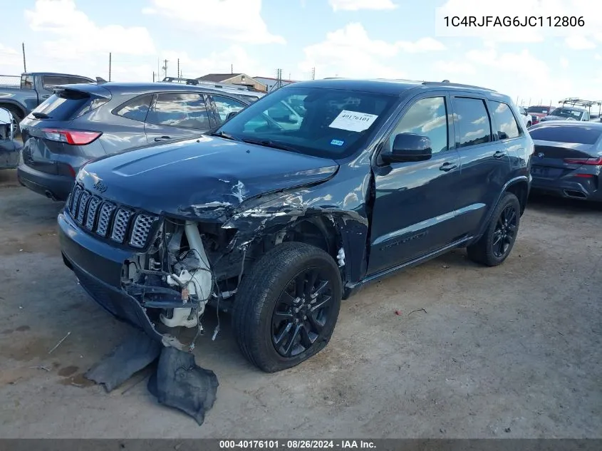 1C4RJFAG6JC112806 2018 Jeep Grand Cherokee Altitude 4X4