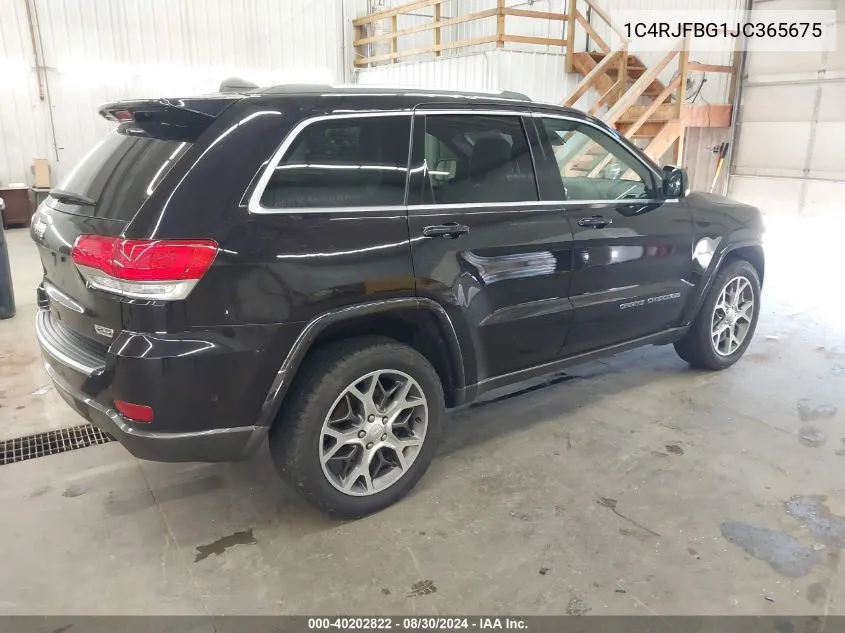 1C4RJFBG1JC365675 2018 Jeep Grand Cherokee Sterling Edition 4X4